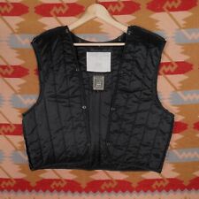 Honda Quilted Liner Jacket Vest Men's Large Black Vintage Smoking Jacket Moto