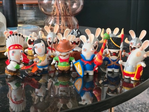 Lot figurines lapins crétins - lapins,