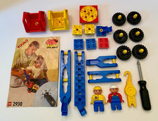 Vintage Lego Duplo 2930 Mobile Crane Truck Complete Set - No Box