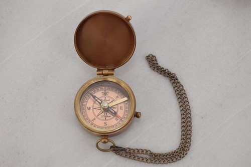 Ancienne boussole poche en - ancienne,