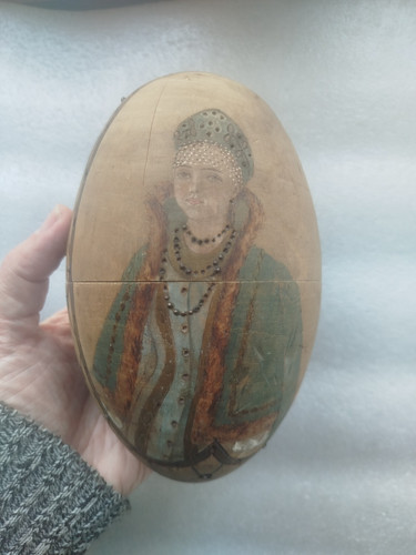 Oeuf pâques orthodoxe - orthodoxe, bois
