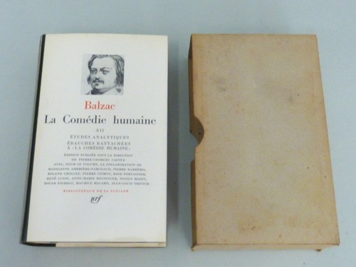 Pléiade balzac comédie - plÉiade,
