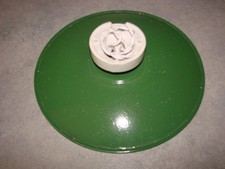 Antique ceiling lampshade enamelled sheet metal - luminaire - chandelier - lamp