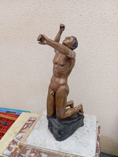 Bronze art contemporain homme - art, contemporain..homme