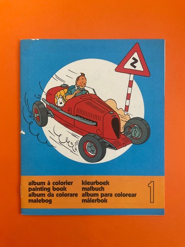 Tintin album colorier - album, n°1