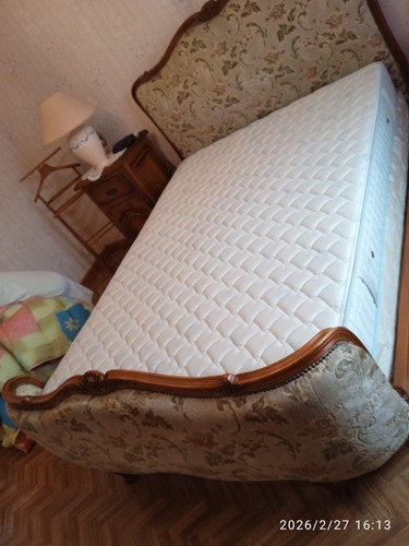 Lit corbeille style louis - lit,