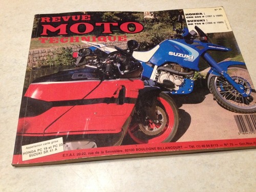 Revue moto technique - honda, cbr