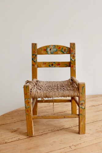 Chaise enfant ancienne en - chaise, d’enfant