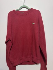 Pull Lacoste rouge taille XL