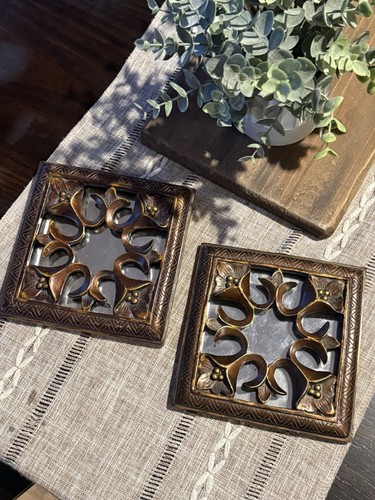 Bronze color mirrored wall - mirrored,