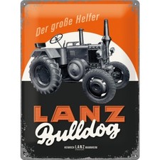 Plaque en tôle Lanz Bulldog