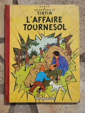 Tintin l'affaire Tournesol B19 EO  France 1956 état moyen