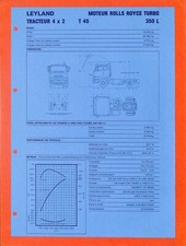 LEYLAND TRUCKS / 4X2 TRACTOR T 45 / ROLLS ROYCE TURBO 350 L ENGINE / PLUG