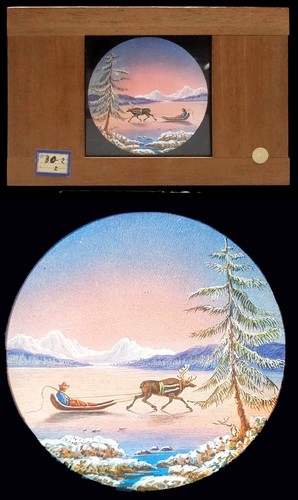 Plaque lanterne magique 1880