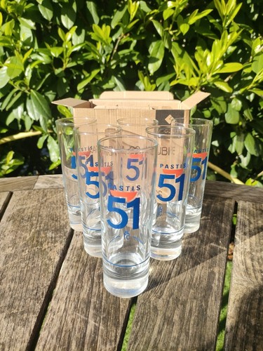 Lots verres pastis tubo - verres, 51