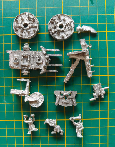 Warhammer old world chariot - old, :