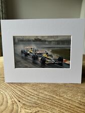 Thierry Boutsen & Riccardo Patrese Williams Renault Mounted F1 Print Formula 1