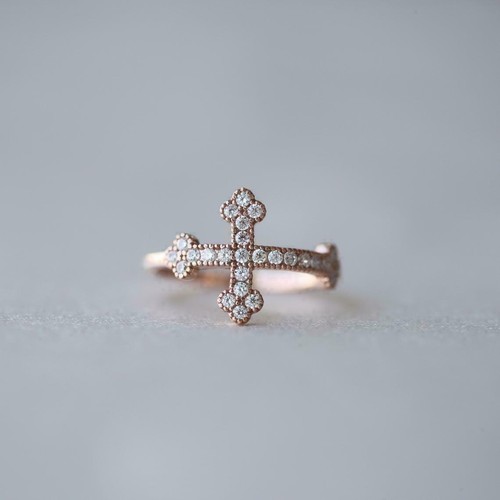 Bague fiançailles croix - fiançailles,
