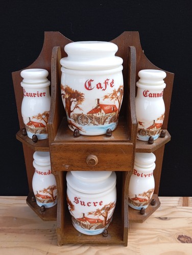 Ancienne étagère épices - ancienne, a