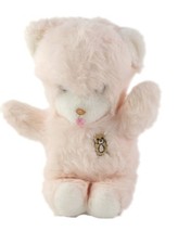 Peluche doudou ours rose
