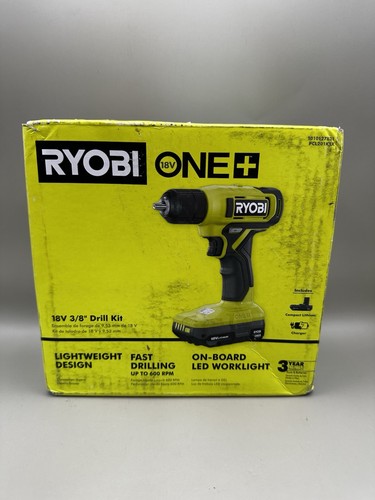 Ryobi 18v 8in drill - 3/8in,
