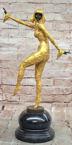 Statue bronze art déco - statue,