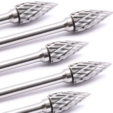 5X VHM Fraise À Tige 6 X 13Mm Outils De Gravure Pour Dremel Proxxon Accessoires