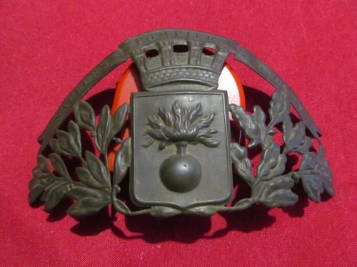 Plaque casque pompier - plaque, de