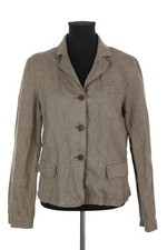 Blazer en coton beige