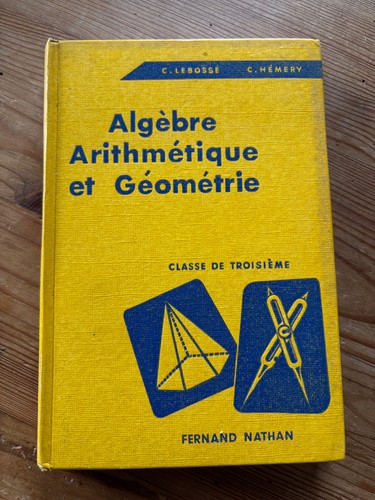 Algèbre arithmétique et - algèbre, ,arithmétique