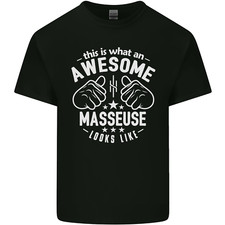 This Is What an Awesome Masseuse Looks Like Mens Light Cotton T-Shirt