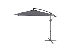 Parasol déporté Malta gris