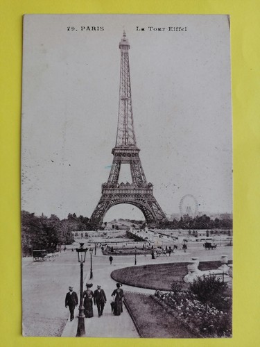Cpa paris écrite 1919 - paris,