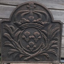Taque cheminée fonte - taque, de