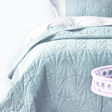 Couette Boutis Malawi bleu