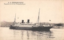 CPA MARINE / PAQUEBOT / S.S.CHARLES ROUX / PAQUEBOT DE LA Cie Gle TRANSATLANTIQU