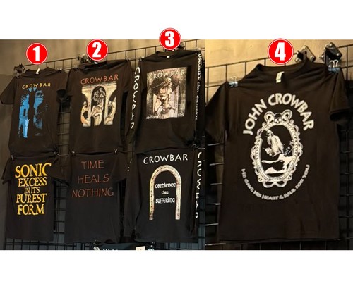 Crowbar tour 2026 merch - crowbar,