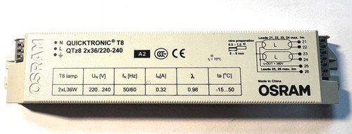 Osram quicktronic qtz8 2x36 - quicktronic,