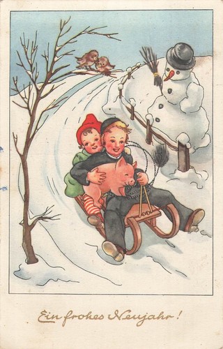 Illustree ein frohes - cp,