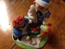 Flambro Raggedy Ann/Andy Figurines Pic-Nic "No Ants"