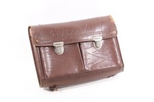 Ancien Sac D'École En Cuir