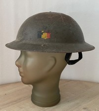 Belgian helmet M1915 / M26 - Tommy - Belgian Army WW2 - original with decal