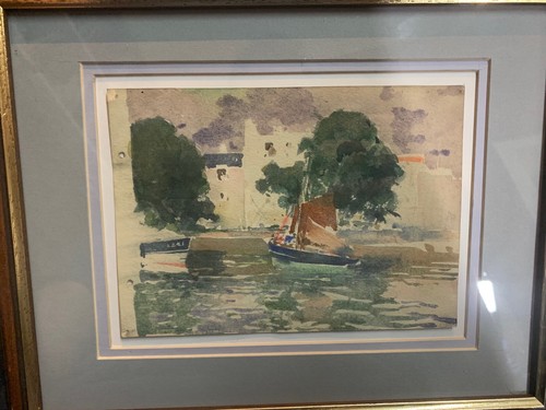 Peinture tableau bateau - peinture,