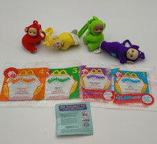 Teletubbies McDonald’s Happy Meal 2000 Keychain Set of 4 Plush Toy 