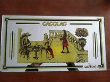 VERY RARE OLD BAR ADVERTISING MIRROR CACOLAC 40*20 cm Free Shipping!
