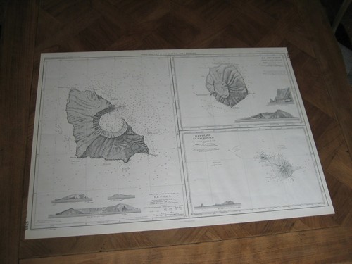 Ancienne carte marine - carte, ocean