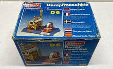 Vintage Wilesco Dampf-Machine Steam Engine D6 Metal Toy with Box Parts/Repair