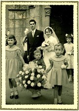 Album de photos anciennes mariage breton à Carhaix photographe F Le Maigre 