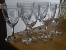 BACCARAT CRYSTAL 6 ANTIQUE