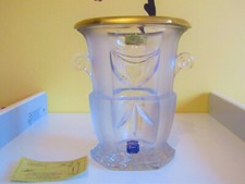Gerard Lorraine Crystal Signed Champagne Bucket Enhanced 24ct Gold + Certified